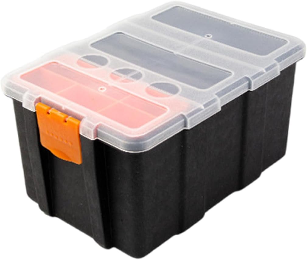 Organiseurs De Pièces, Vis, Boîte De Rangement Avec Séparateurs Amovibles, Organiseurs De Matériel Pour Ongles, Petites Pièces, Outils