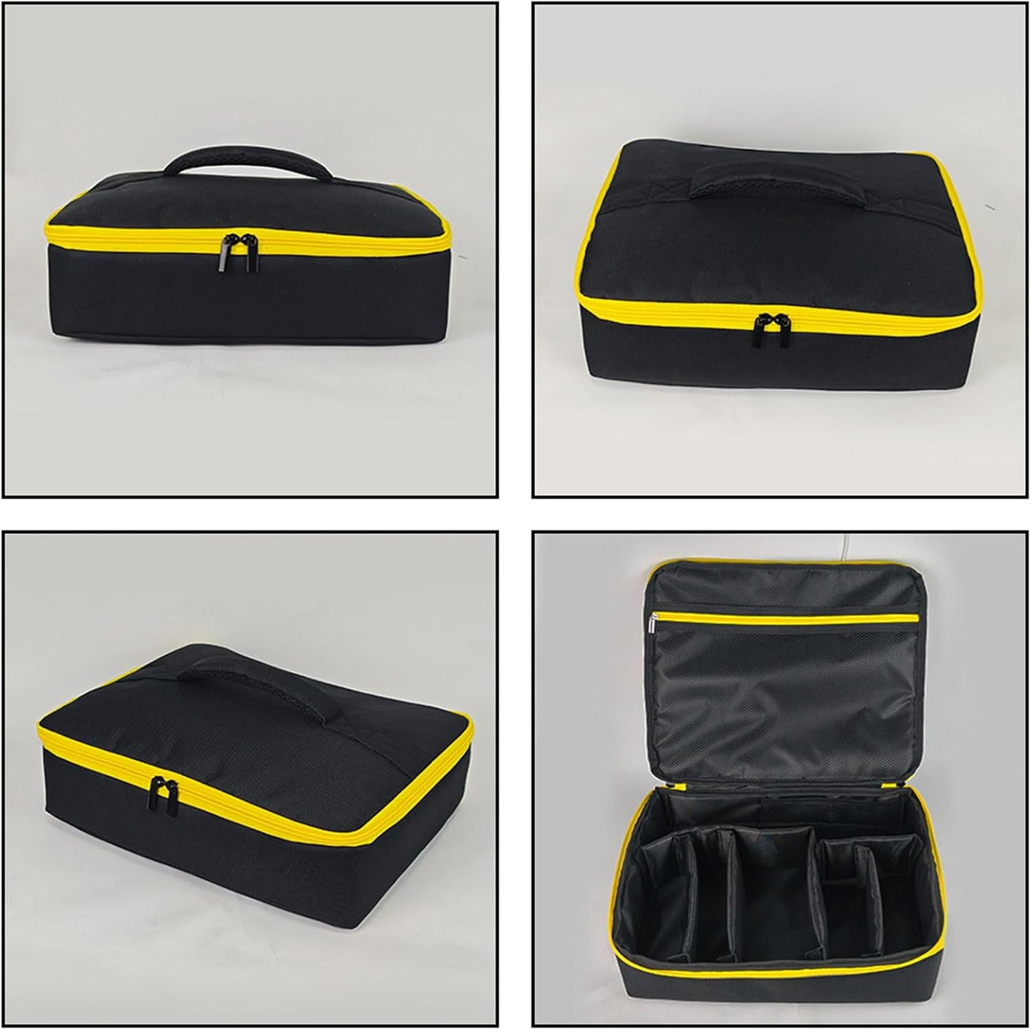 Étui De Rangement En Tissu Oxford Pour Ranger Les Batteries, Les Chargeurs, Les Disques De Coupe De Verre, Les Angles, Les Sacs à Outils Pour Meuleuse D'angle