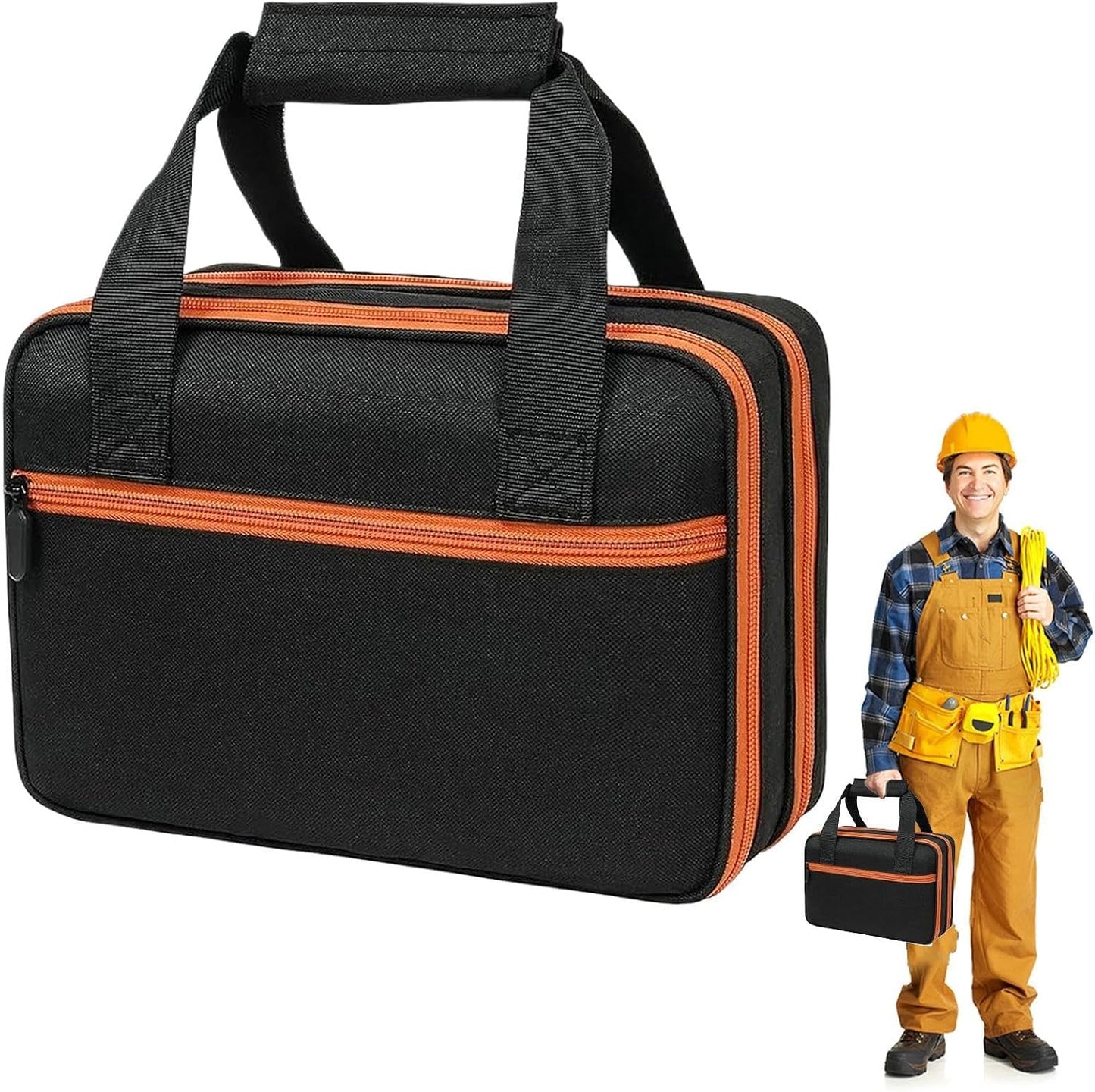 Genérico Organisateur D'outils De Câble | Stockage D'outils Mécaniques | Porte-outils Pour électricien, Mallette à Outils Pour électricien, Sac à Outils Professionnel, Sac à Outils Pour El