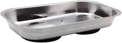  Toolland Plateau Magnétique Pour Outils, Double, Pour Retenir Les Outils, Les Vis, Les Forets Et Les Clous, Acier Inoxydable, Métal
