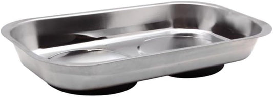  Toolland Plateau Magnétique Pour Outils, Double, Pour Retenir Les Outils, Les Vis, Les Forets Et Les Clous, Acier Inoxydable, Métal