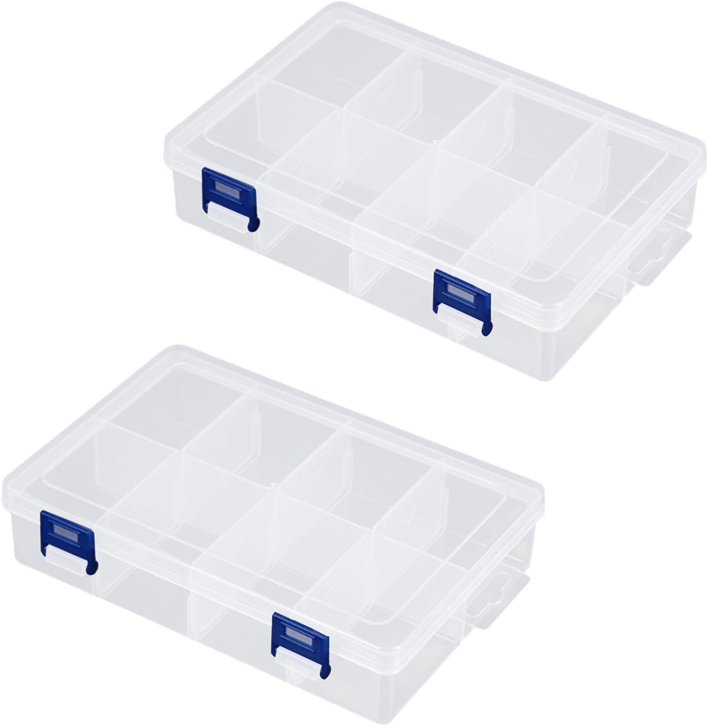  Outil Transparent Et Sûr Avec étagères Amovibles Et Verrouillage Ergonomique Pour Les Besoins D'atelier, Boîte à Outils Portable Avec Compartiment Réglable