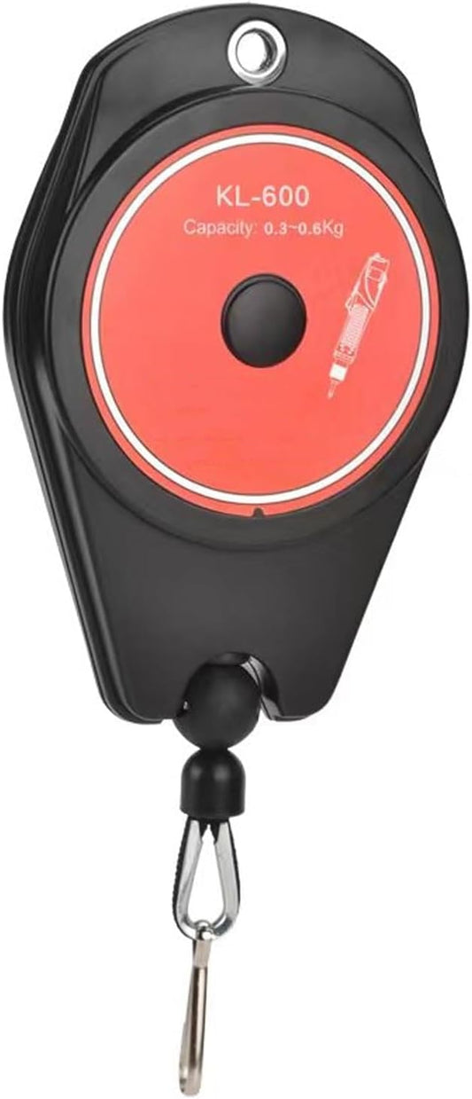  Générique Support D'outils à Ressort Réglable - Porte-Outils Rétractable Pour Chaîne De Montage, Capacité De 0,3 à 0,6 Kg, Organisateur D'outils Durable (Noir) - Idéal Pour Les Ateliers Et Les Usines