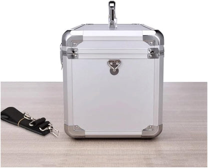  Caisses à Outils Boîte À Outils Multifonctionnelle De Grande Capacité, Quincaillerie Domestique, Beauté Portable En Alliage D'aluminium(Noir)