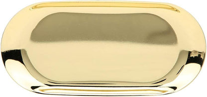  Hidyliu Grand Plateau En Acier Inoxydable, Organisateur D'outils De Bougies D'aromathérapie Pour La Maison Et Le Bureau, Noir 23x9.5cm (L)