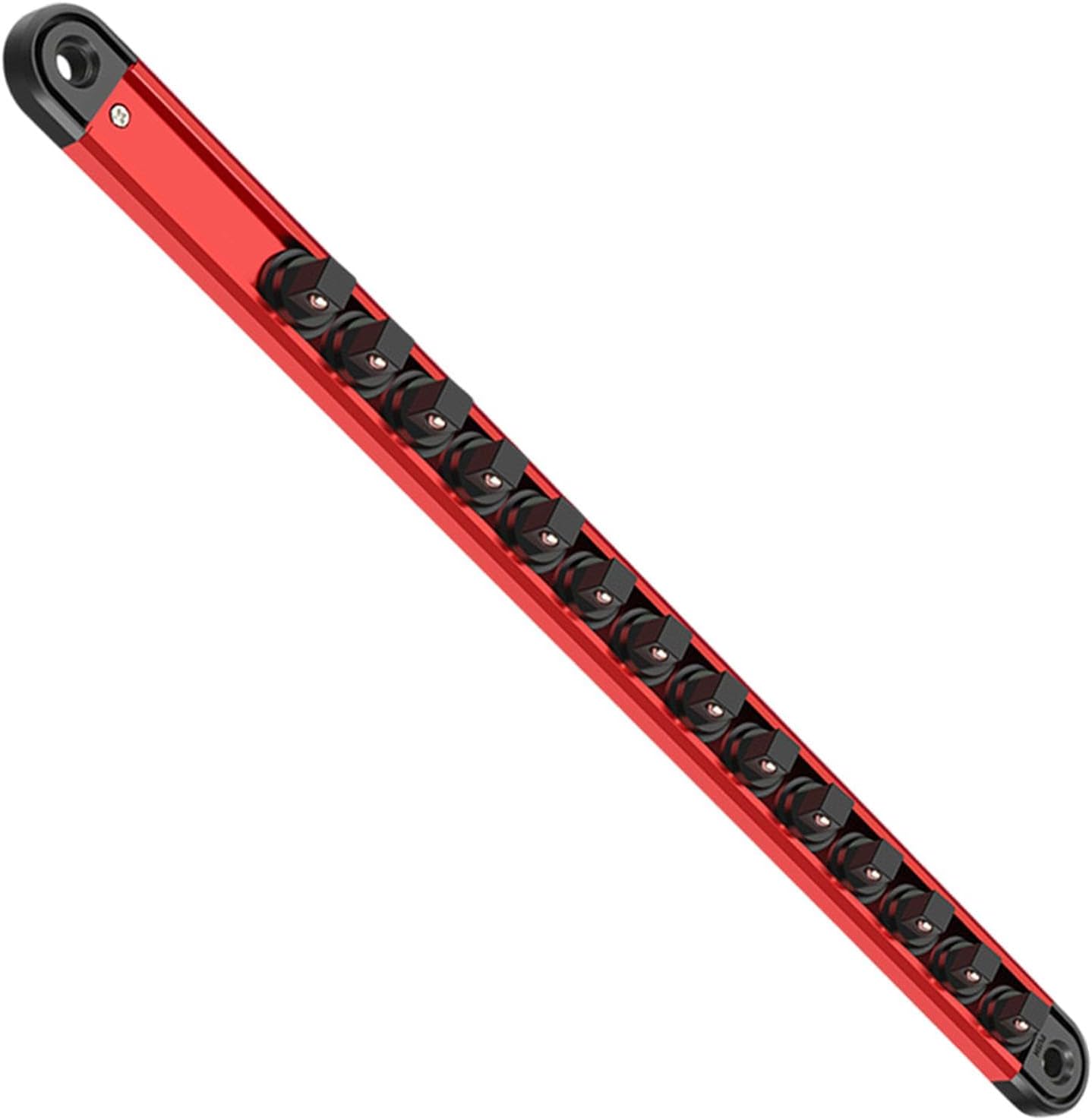  Porte-douilles Magnétique, Barres De Rangement Pour Tournevis, Support De Douilles De Boîte à Outils, Porte-outils En Aluminium, 40,6 Cm, Ce Qui En Fait Une Solution Durable Pour Le Rangement