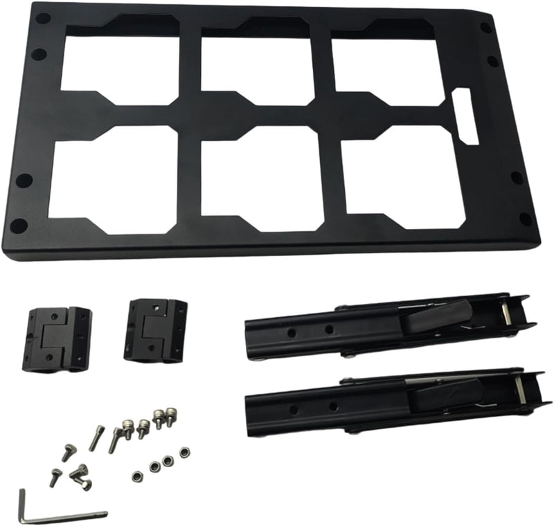  Plate-forme Pliable Compatible Avec Les Modules - Organisez La Construction En Acier Lourd - Surface De Travail Plate Pour Les Projets D'entretien - Montage Facile - Boîte à Outils Modulaire