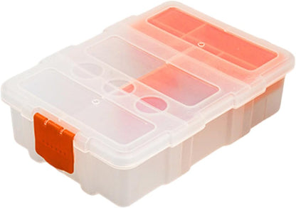  Organiseurs De Pièces, Vis, Boîte De Rangement Avec Séparateurs Amovibles, Organiseurs De Matériel Pour Ongles, Petites Pièces, Outils