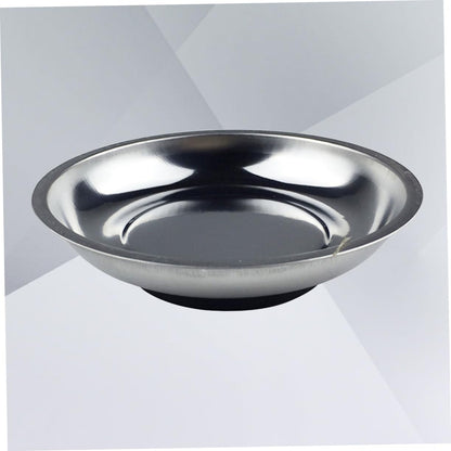 Gatuida Plateau Magnétique Rond En Acier Inoxydable 6 Pouces, Bol Robuste Et Compact Pour Vis Et Outils, Pour Applications Professionnelles Loisirs