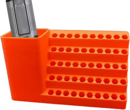  Support De Rangement Pour Forets – Organiseur De Rangement Pour Embouts Hexagonaux Robustes | Gestion Des Accessoires D'outils électriques Pour Garage, Atelier, Armoire, Sous-sol