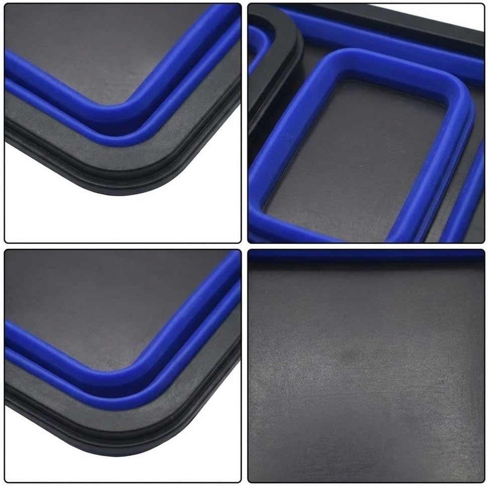  Plateau Magnétique Pliable En Silicone Avec Force Magnétique équilibrée Et Structure Pliable Pour Une Utilisation Répétée Dans La Réparation Et La Fabrication (A)