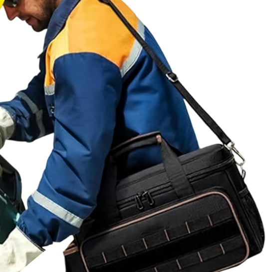  Organisateur De Sac à Outils - Ceinture D'Organisation à Grande Capacité,Sacoche Portable De Rangement Pour Outils | Pour Électricien Mécanicien Menuisier Construction Père Travail