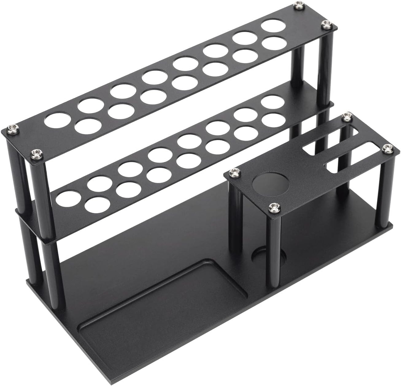  Kit D'outils RC Avec Organiseur, Tournevis, Pince, Alésoir, Plateau à Vis Intégré Et Support De Rangement Pour Tournevis, Compatible Avec Voitures, Titane