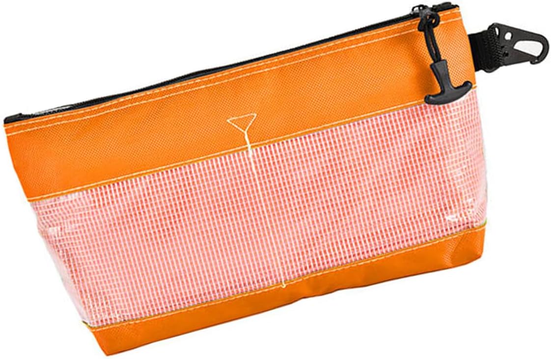  Sac De Rangement En PVC Transparent Antistatique Imperméable Avec Crochet En Métal Oxford 1680D Pour Atelier En Plein Air Sac à Outils En PVC Transparent