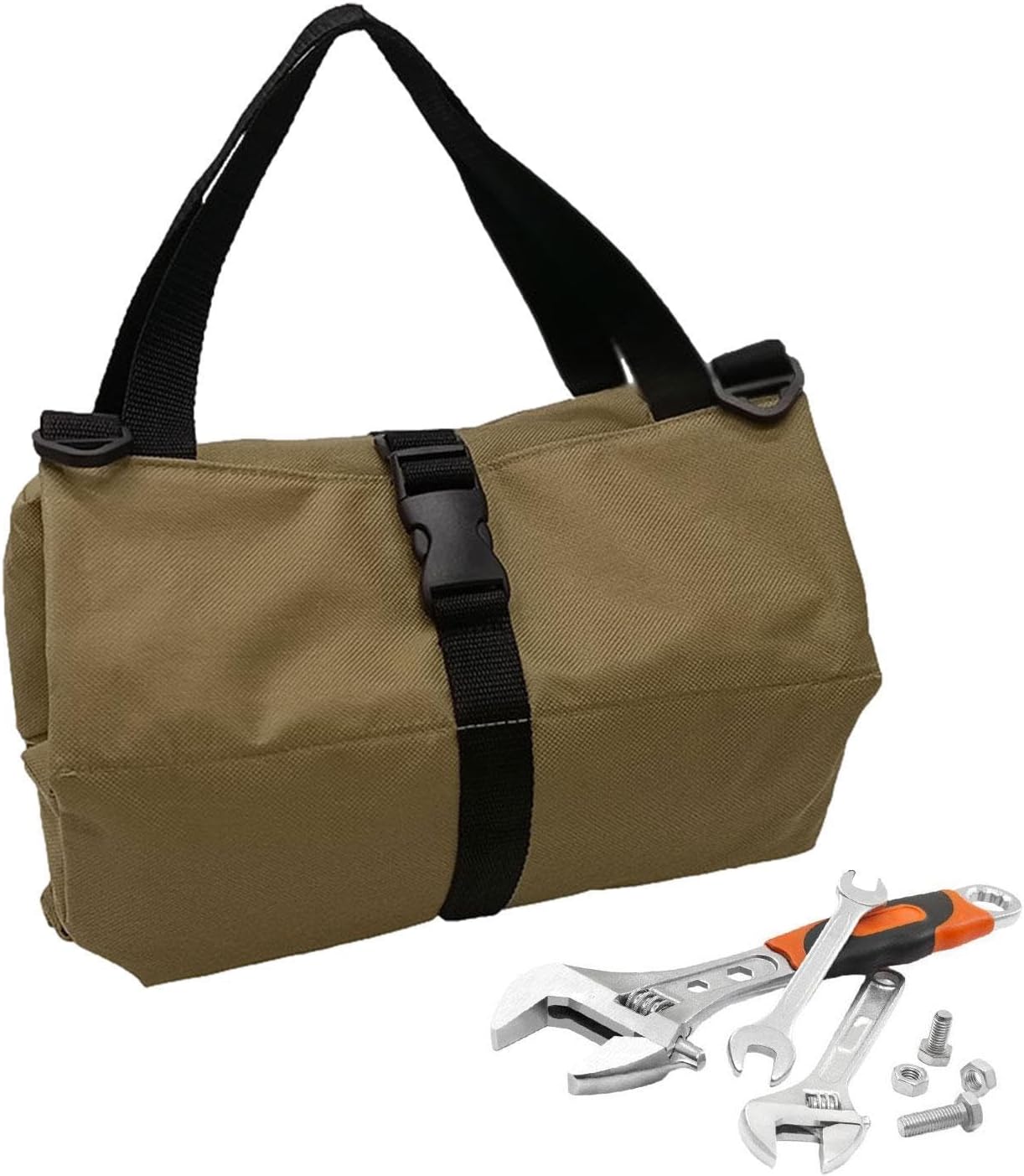  Organisateur De Pochette à Outils Enroulable | Organisateurs D'outils Et Rangement Avec Tissu Oxford 900D | Organisateur De Sac à Outils Avec 5 Pochettes à, Organisateur De Rouleau D'outils