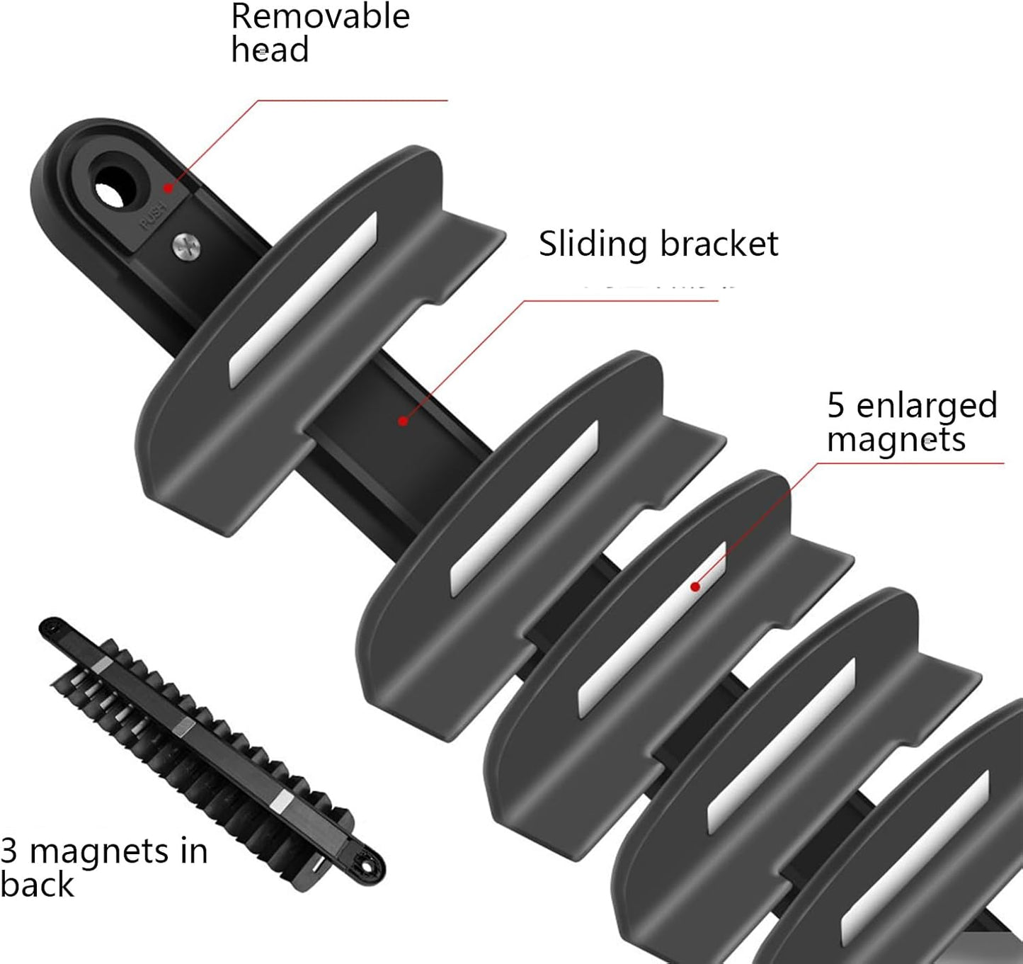  Générique Porte-Clés à Outils,Organisateur Mural De Rangement Pour Outils | Support Réglable Pour Atelier Garage Et