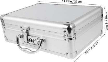  Healvian Boîte à Outils Portable Avec Mot De Passe Étui Rigide Pour Transport Outils Mallette De Rangement