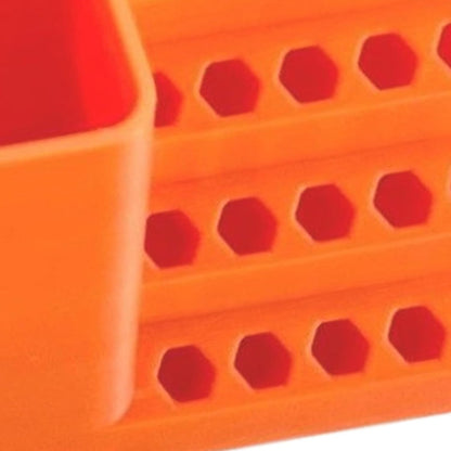 GENERIC Porte-embouts De Vis – Support De Rangement Pour Tête De Tournevis, Organisateur De Têtes De Tournevis Pour Garage, Sous-sol, Atelier De Réparation, Support De Rangement Pour Embouts De Vis