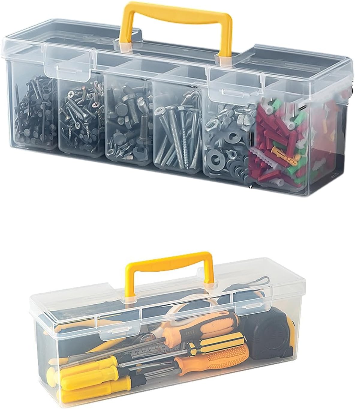  Organiseur à Outils Avec Plusieurs Compartiments, Rangement Léger, Maison, Bureau, Atelier, Multifonctionnel, étanche, Boîte à Outils