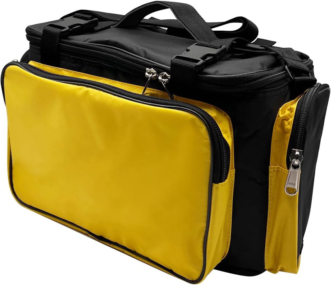  Host Sac De Rangement Pour équipement D'enquête GPS GNSS Trimble 20 L, Sac De Transport étanche Et Robuste Avec Bandoulière Et Séparateurs, Jaune Et Noir