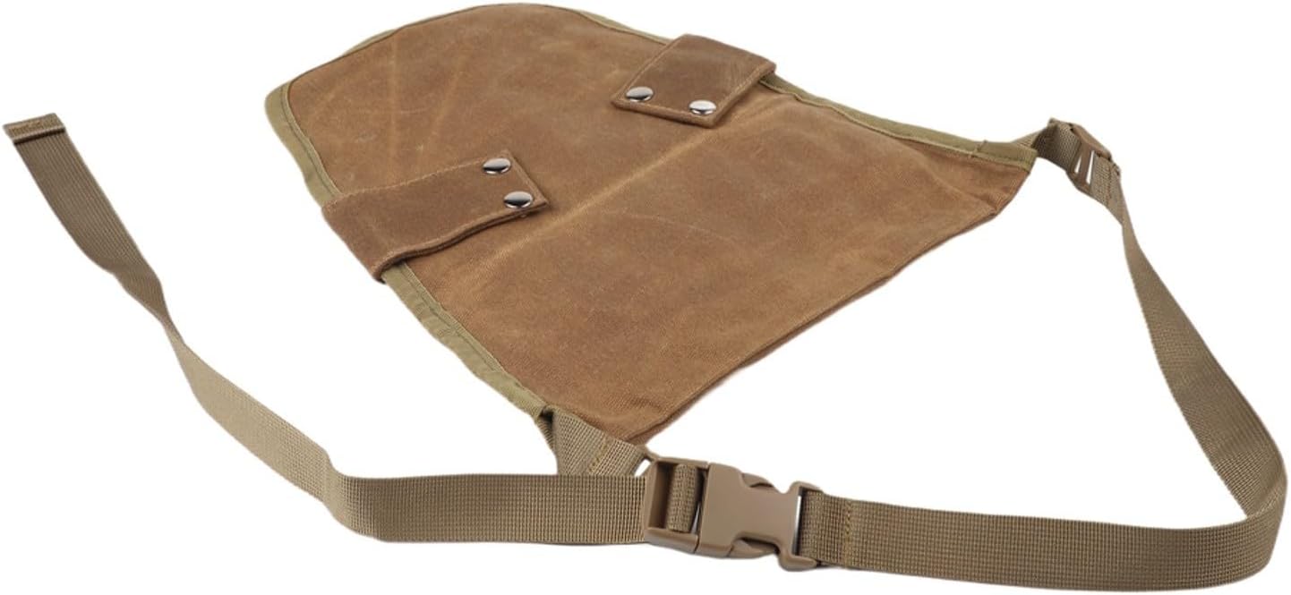  Sac à Outils De Jardinage Robuste Résistant à L'eau Avec Sangles Convertibles Pour Un Transport Confortable Et Plusieurs Compartiments Pour Maintenir Les Ciseaux Et Truelles En Toute Sécurité (marron)