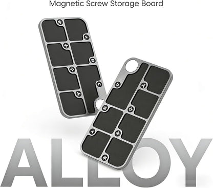  Plateau Magnétique De Stockage De Vis En Aluminium, Pour Téléphone Portable, Ordinateur, Tablette, Réparation Embouts De Tournevis, Stockage D ' Outils De Magnétisation