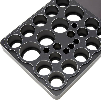  Porte-outils RC En Alliage D'aluminium Avec Support à Vis Magnétique Et Jauges De Longueur Pour Une Configuration Efficace De L'entretien Du Véhicule à Distance (noir)