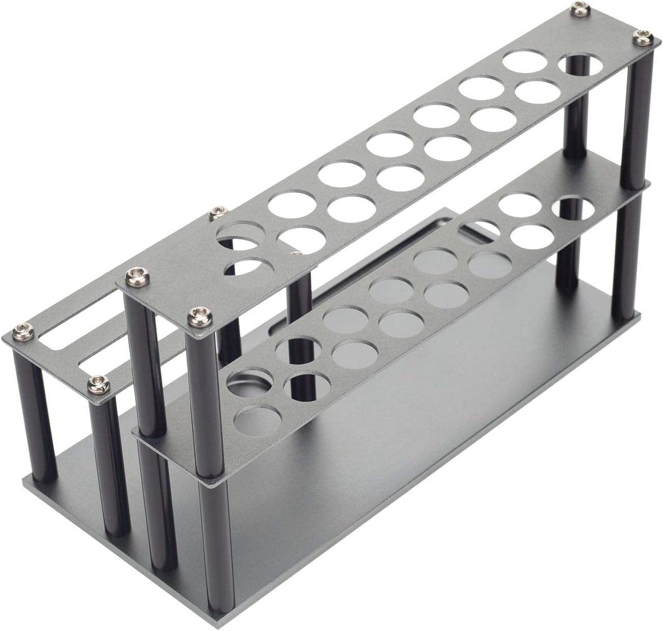  Kit D'outils RC Avec Organiseur, Tournevis, Pince, Alésoir, Plateau à Vis Intégré Et Support De Rangement Pour Tournevis, Compatible Avec Voitures, Titane
