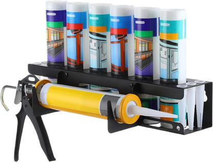  Rangement Pour Embouts De Colle - Organisateur Mural Pour Tubes De Mastic D'Atelier - Rangement Pour Outils De Professionnels En Rénovation Et Maintenance