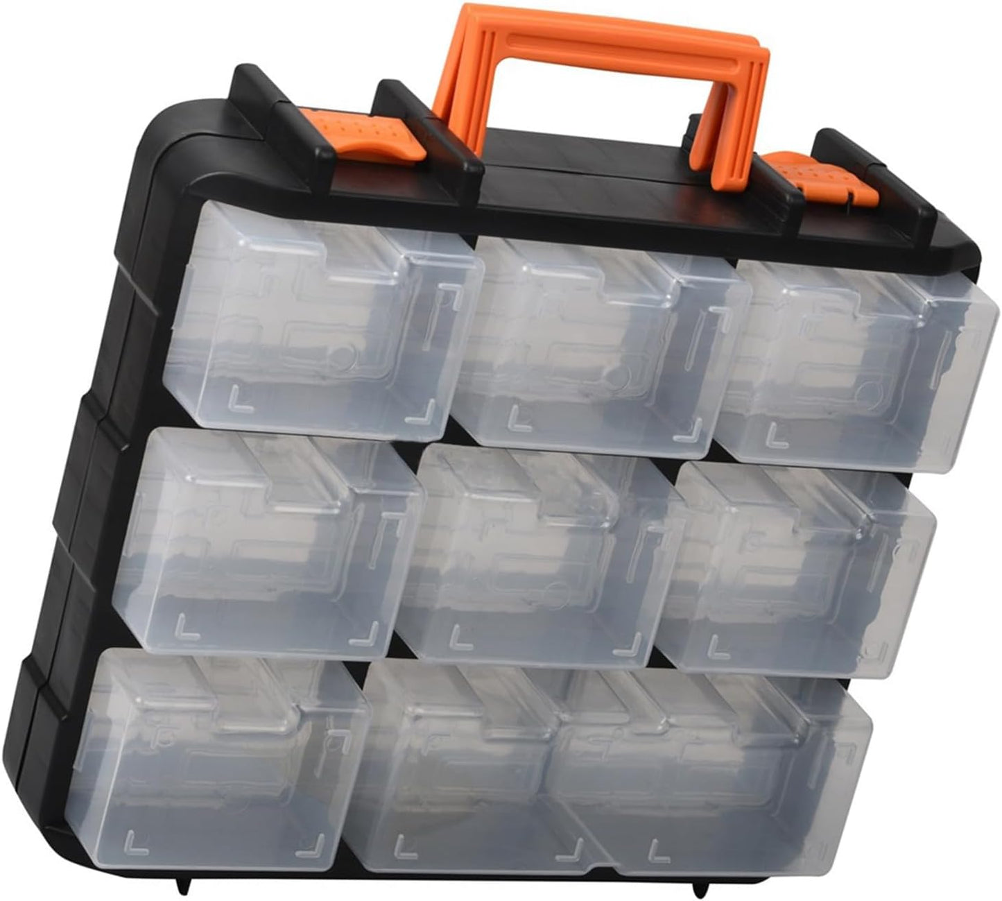  Boîte De Rangement à Outils Portable Avec Plusieurs Compartiments Et Séparateurs Amovibles Pour Vis, écrous, Boulons, Organisation Efficace