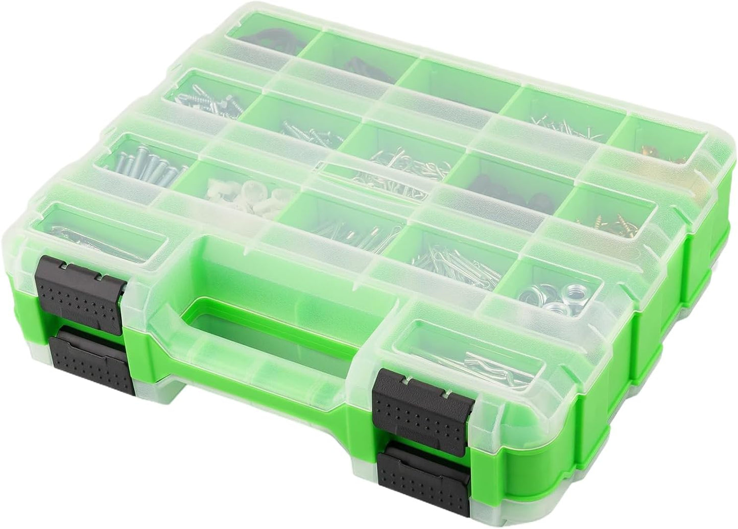GENERIC Boîte à Outils Portable, étui De Rangement Léger, Rangement De Forets, 32,6 Cm Authentique, Organisateur De Perles, Atelier à Domicile Pour Clous Et Boulons, Perles, Matériel électronique, Bricolage
