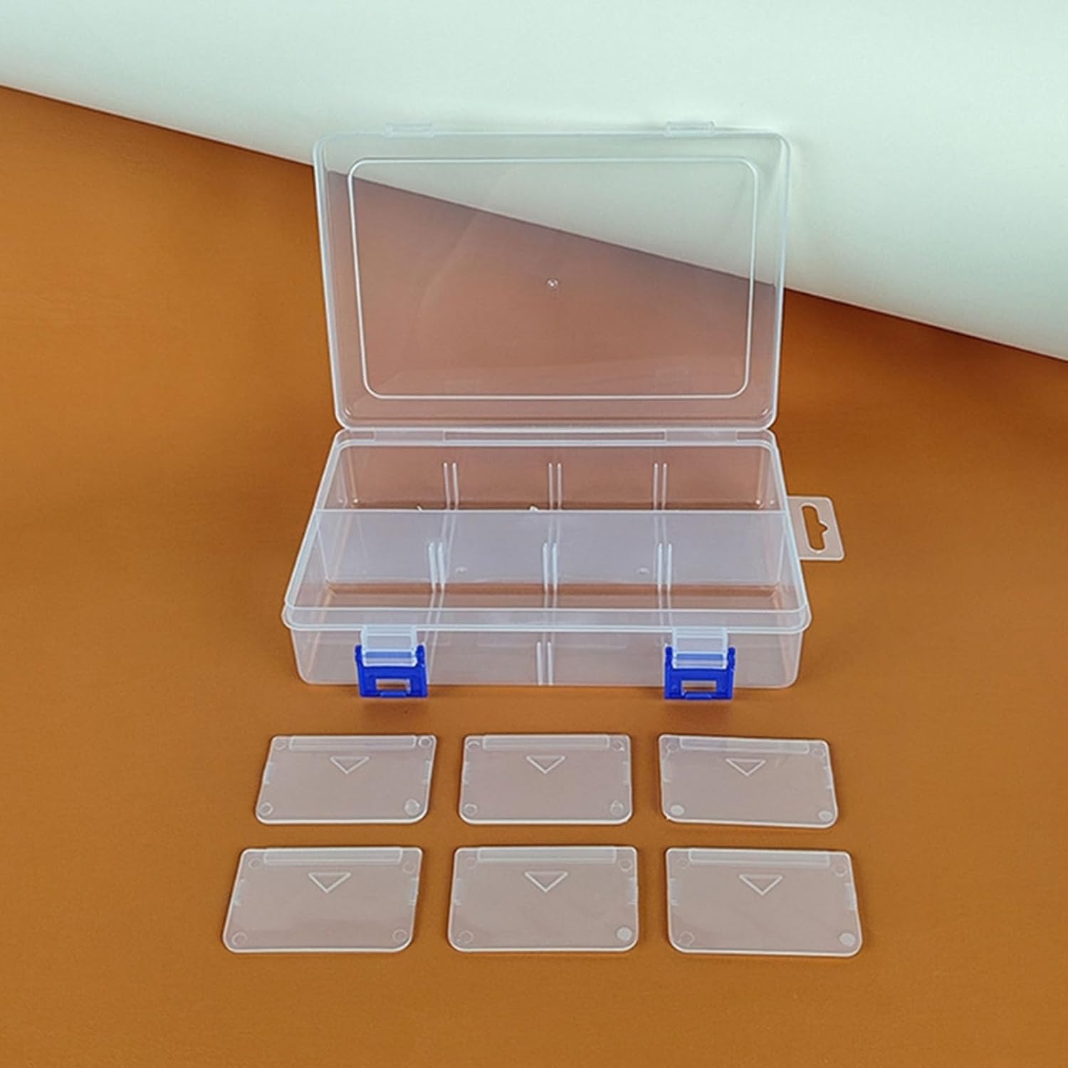  Outil Transparent Et Sûr Avec étagères Amovibles Et Verrouillage Ergonomique Pour Les Besoins D'atelier, Boîte à Outils Portable Avec Compartiment Réglable