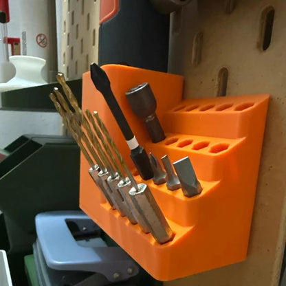 GENERIC Porte-embouts De Vis – Support De Rangement Pour Tête De Tournevis, Organisateur De Têtes De Tournevis Pour Garage, Sous-sol, Atelier De Réparation, Support De Rangement Pour Embouts De Vis