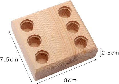  Support Rangement À Pinces Multiples,Plateau De Rangement En Bois Avec Fentes Multiples Pour Pinces - Organisateur Outils Perlage - Pour Garage, Atelier, Établi, Armoire, Service Mécanique, Atelier, E