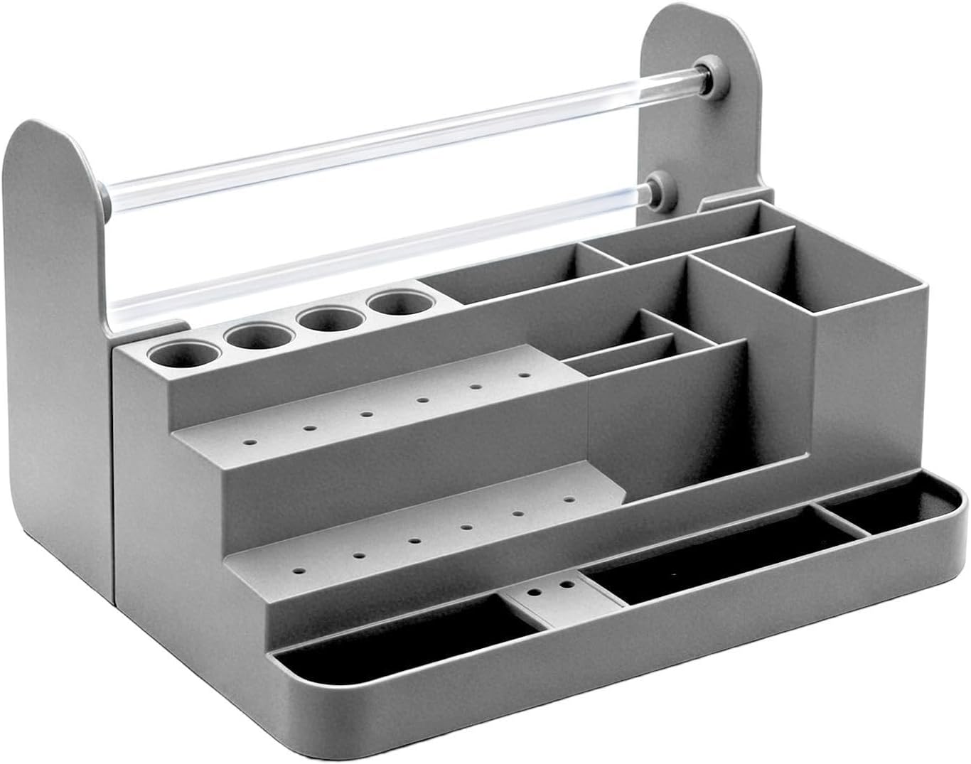  Organiseur De Tournevis, Avec Rangement De Bureau Robuste Peu Encombrant, 26,3 X 14,3 X 7,8 Cm, Support D'outils De Réparation Électronique, Support D'établi, Pour Téléphone, Tablette, Ordinateur, Mag