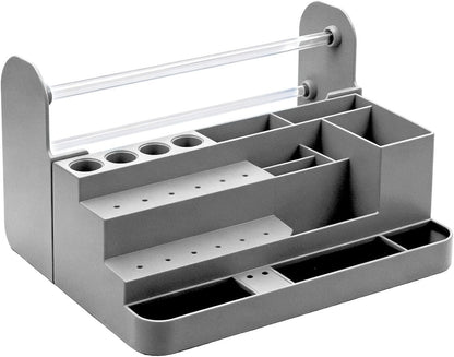  Organiseur De Tournevis, Avec Rangement De Bureau Robuste Peu Encombrant, 26,3 X 14,3 X 7,8 Cm, Support D'outils De Réparation Électronique, Support D'établi, Pour Téléphone, Tablette, Ordinateur, Mag