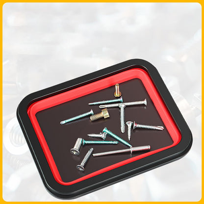  Plateau à Outils Magnétique, Plateau De Rangement Magnétique 3 Pièces – Organiseur Pliable Pour Tri Des écrous, Vis, Réparation Automobile, Garage, Atelier