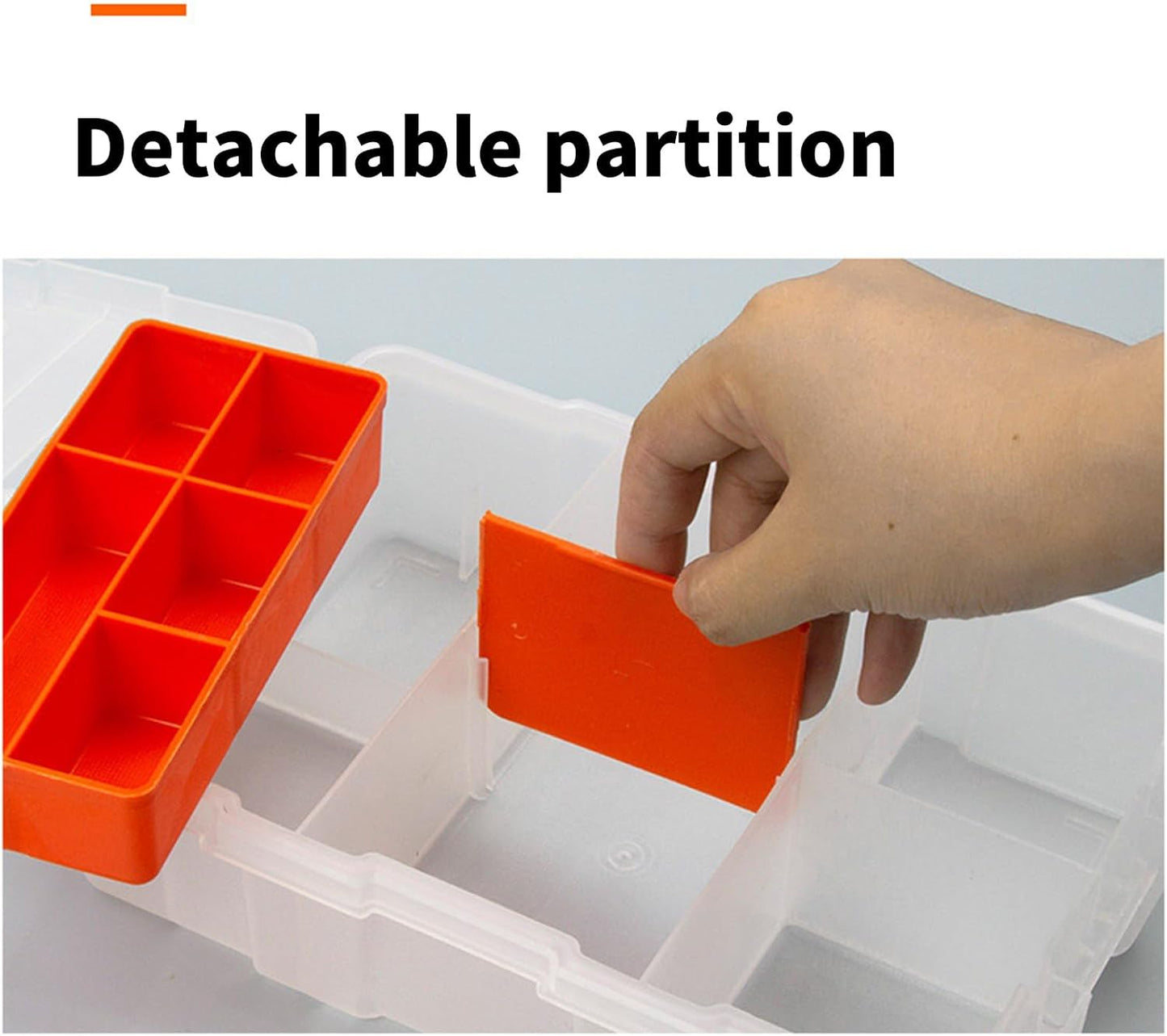  Organisateurs De Matériel Pour Petites Pièces - Boîte à Outils Avec Séparateurs Amovibles - Boîte De Rangement Pour Vis - Organisateurs Portables Pour Petites Pièces