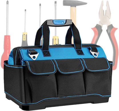 GENERIC Oxford Sac à Outils Robuste Et étanche Multi-poches Grande Capacité Pour Travaux De Construction, Maison, Garage, Atelier, Papa, électricien, Mécanicien, Charpentier