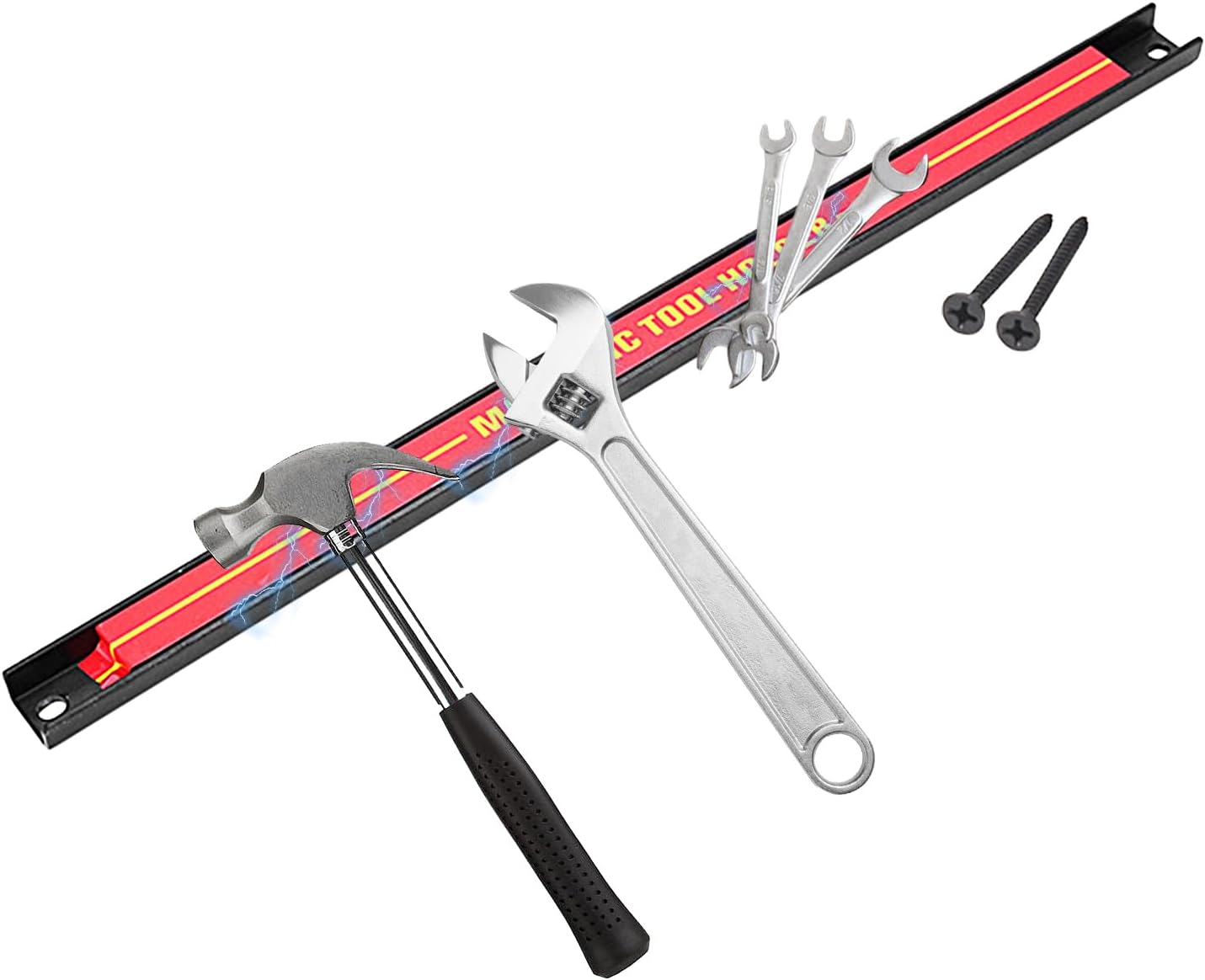  Bande Magnétique Pour Outils | Étagère De Rangement à Outils De Grande Capacité, Organisateur D'outils Peu Encombrant Pour Atelier, Atelier De Réparation Automobile, Maison