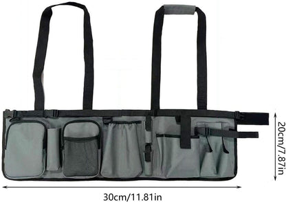  Porte-outils Portable Auto-debout En Tissu Robuste Avec Poches Multiples