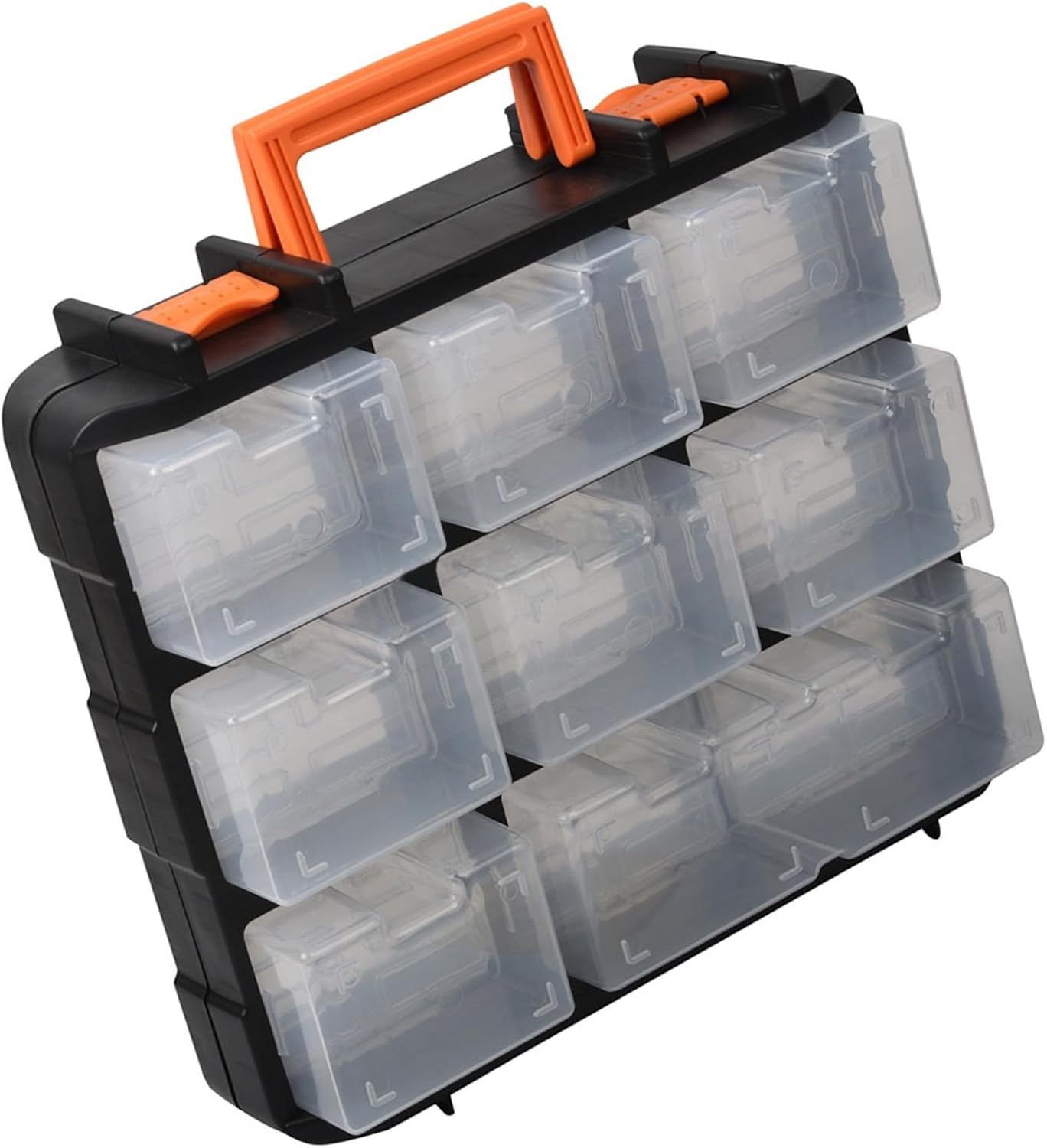  Boîte De Rangement à Outils Portable Avec Plusieurs Compartiments Et Séparateurs Amovibles Pour Vis, écrous, Boulons, Organisation Efficace