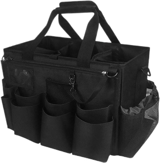  Générique Sacs De Nettoyage Pour Femmes De Ménage | Sac Plébiable Pour Ménage | Porte-Outils Mesh Respirant Imperméable Avec Poignée Bretelle Pour Chiffons Époussetage Cuisine