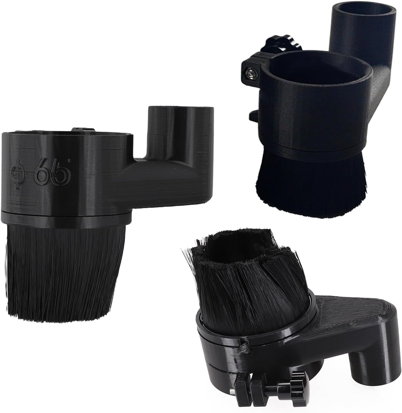  Couvertures De Toupie - 52 Mm/65 Mm/80 Mm - Pour Machine à Graver - Nettoyeur De Brosse - Outils De Travail Du Bois