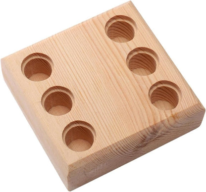  Support Rangement À Pinces Multiples,Plateau De Rangement En Bois Avec Fentes Multiples Pour Pinces - Organisateur Outils Perlage - Pour Garage, Atelier, Établi, Armoire, Service Mécanique, Atelier, E