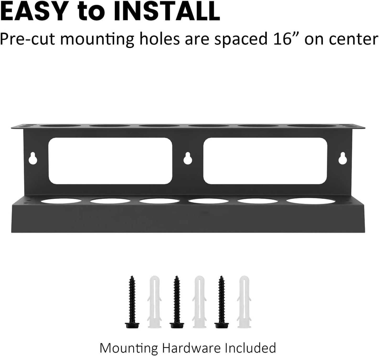  Organisateur De Tubes De Colle Mastic,Rack De Rangement Pour Cartouches - Organisateur Mural Pour Bombes Aérosols Et Seringues De Soudage Pour Garage Et Détail Auto