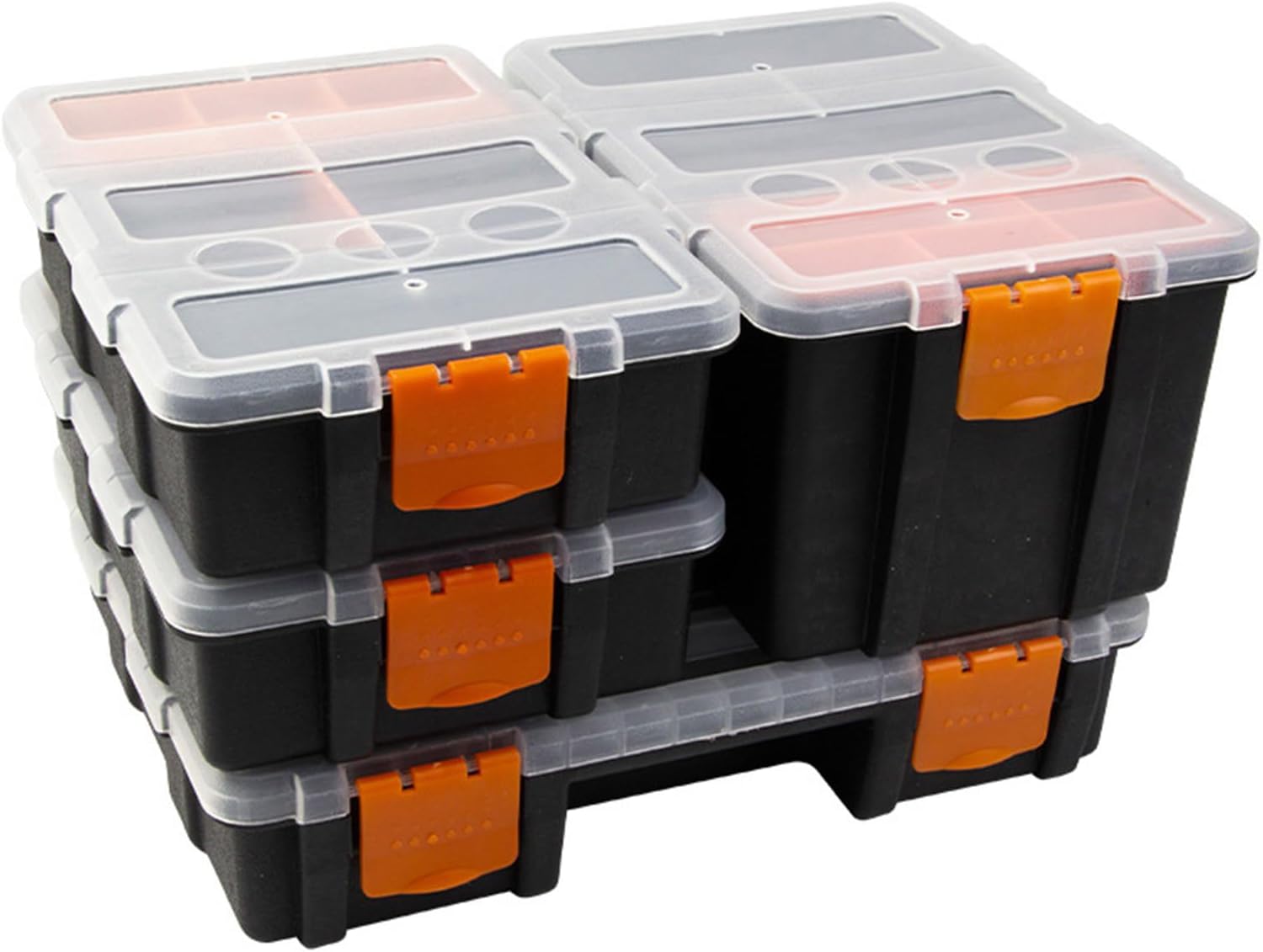  Organisateurs De Matériel Pour Petites Pièces - Boîte à Outils Avec Séparateurs Amovibles - Boîte De Rangement Pour Vis - Organisateurs Portables Pour Petites Pièces
