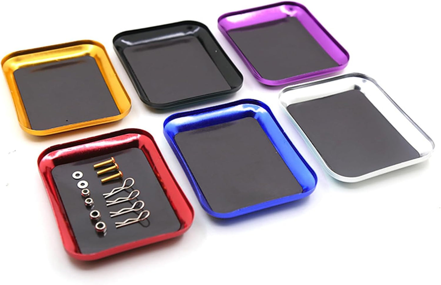  Plateau De Rangement à Vis Avec Plateau Efficace Pour Pièces Métalliques Essentielles Pour Réparation D'hommes Et De Projets, Organiseurs D'outils Antirouille