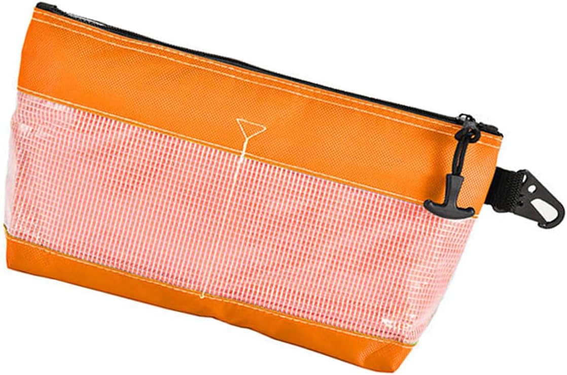  Sac De Rangement En PVC Transparent Antistatique Imperméable Avec Crochet En Métal Oxford 1680D Pour Atelier En Plein Air Sac à Outils En PVC Transparent