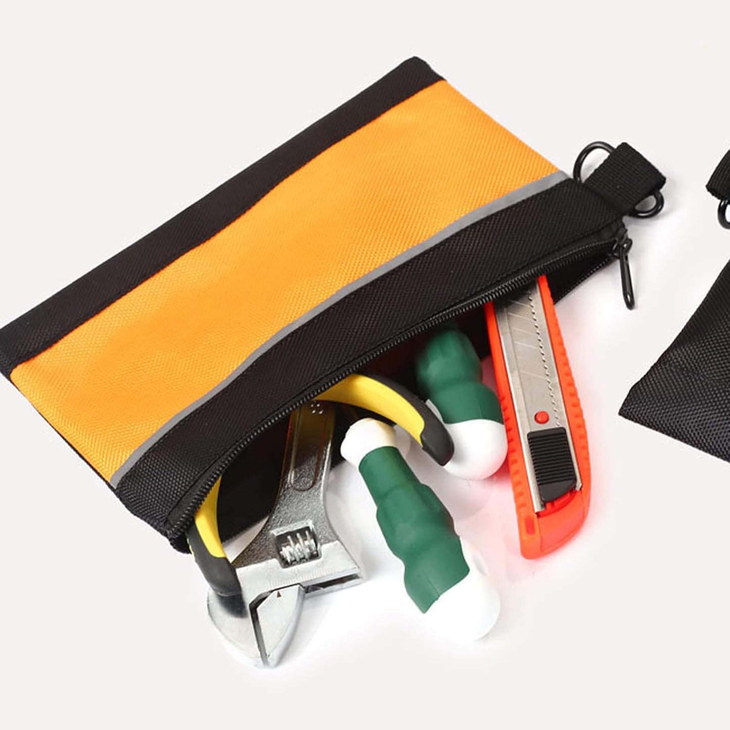  Petits Organisateurs D'outils D'électricien - Pochette De Rangement Multifonctionnelle à Large Ouverture
